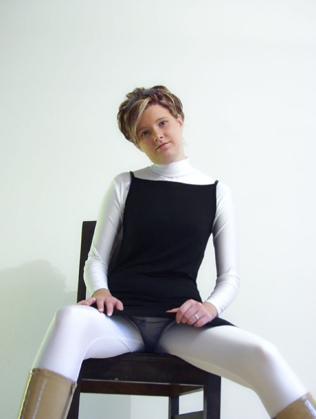 Dominant females force an older submissive male to submit during BDSM play 86386373