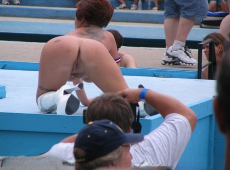 Candid action during a fun filled day at a clothing optional club 43230082