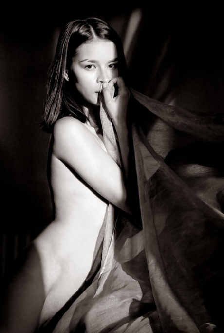 Beautiful Latina teen Ryanne Keena models totally naked while at home 66532701