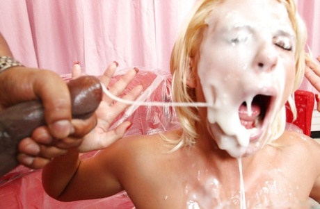 Teen Brittany Angel has interracial sex with a huge cock and bukkake 39829451